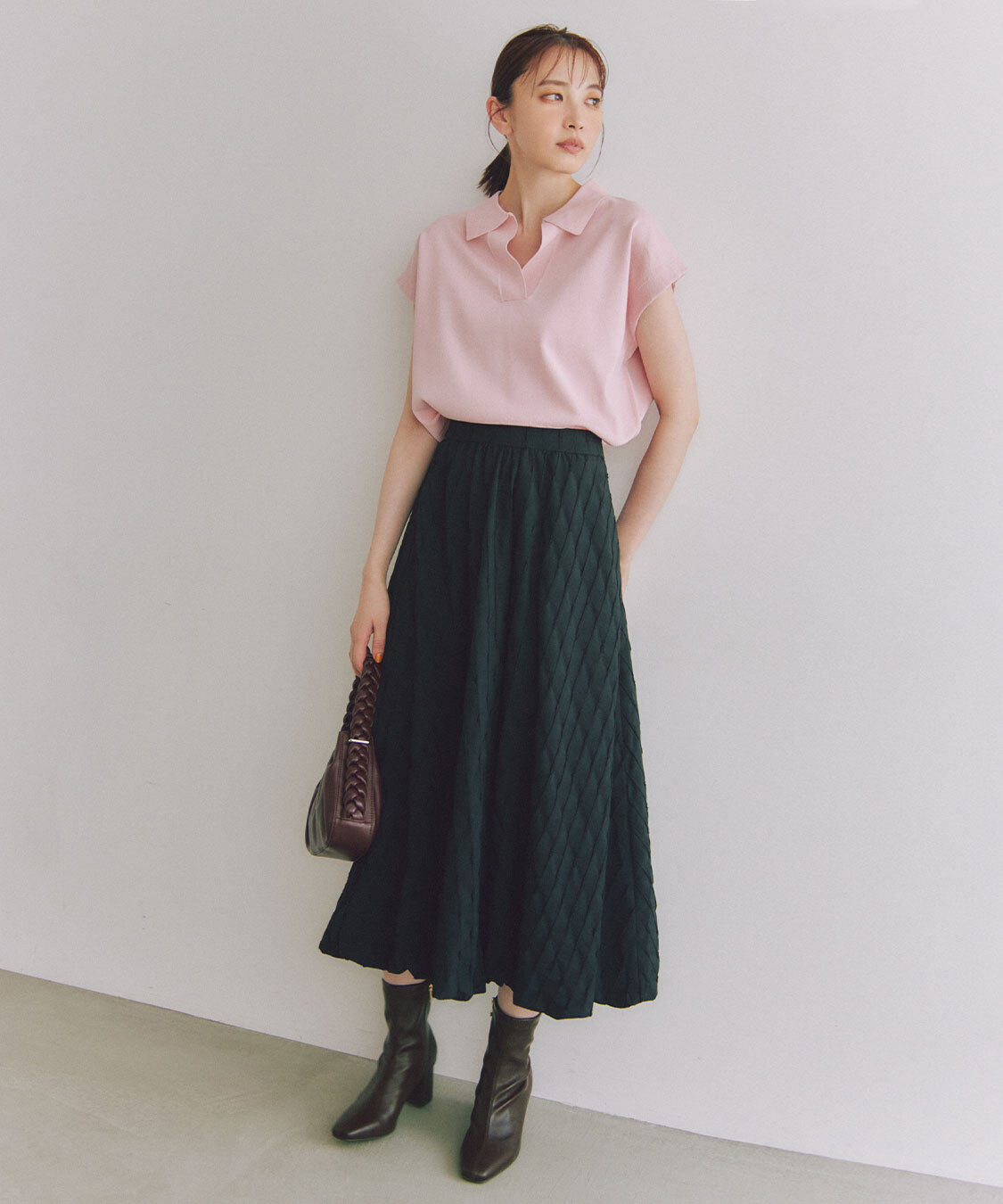 [預購] 折扣 COCO DEAL 提花燈籠裙