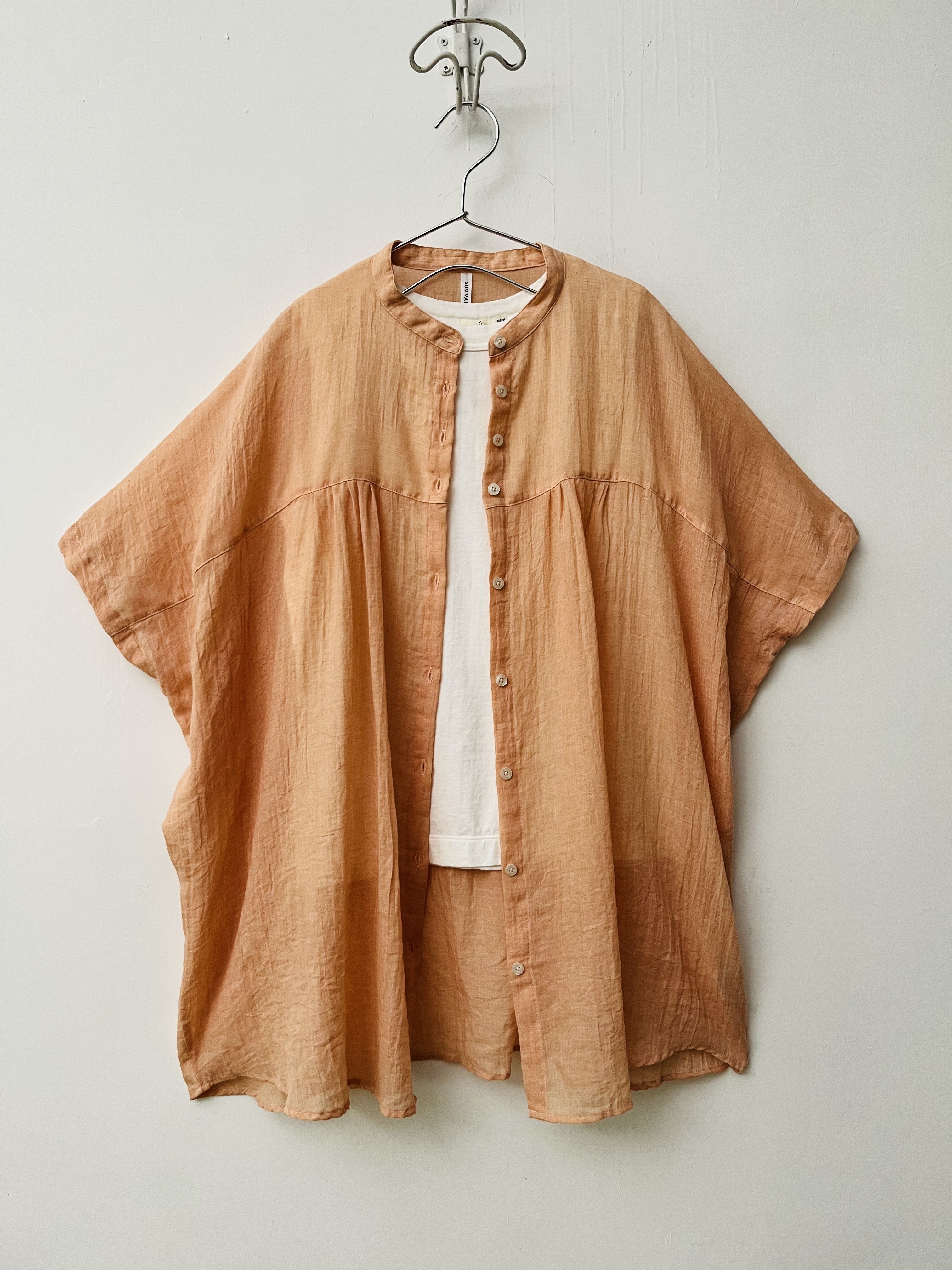 SUN VALLEY橙色小企領top