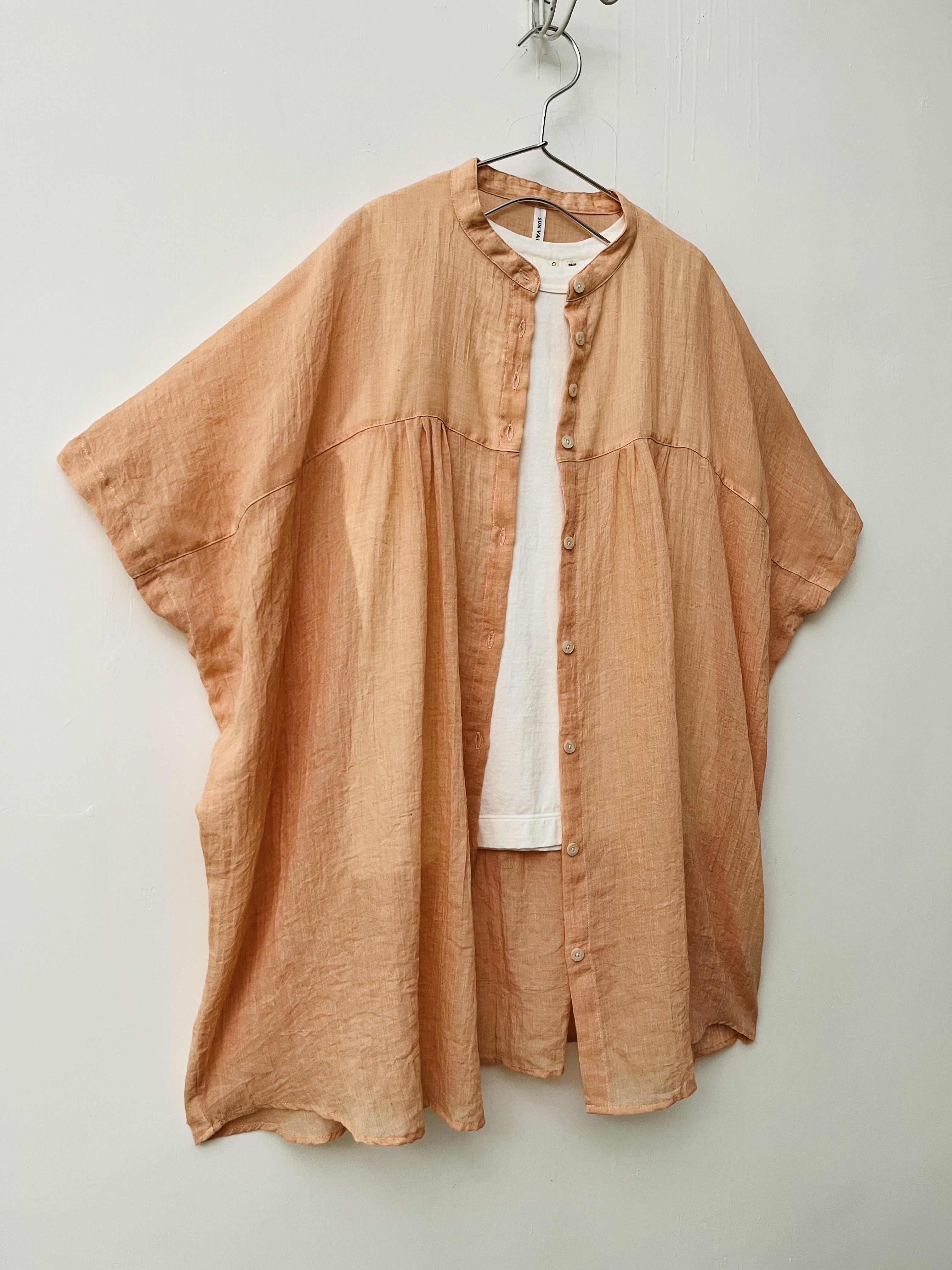 SUN VALLEY橙色小企領top