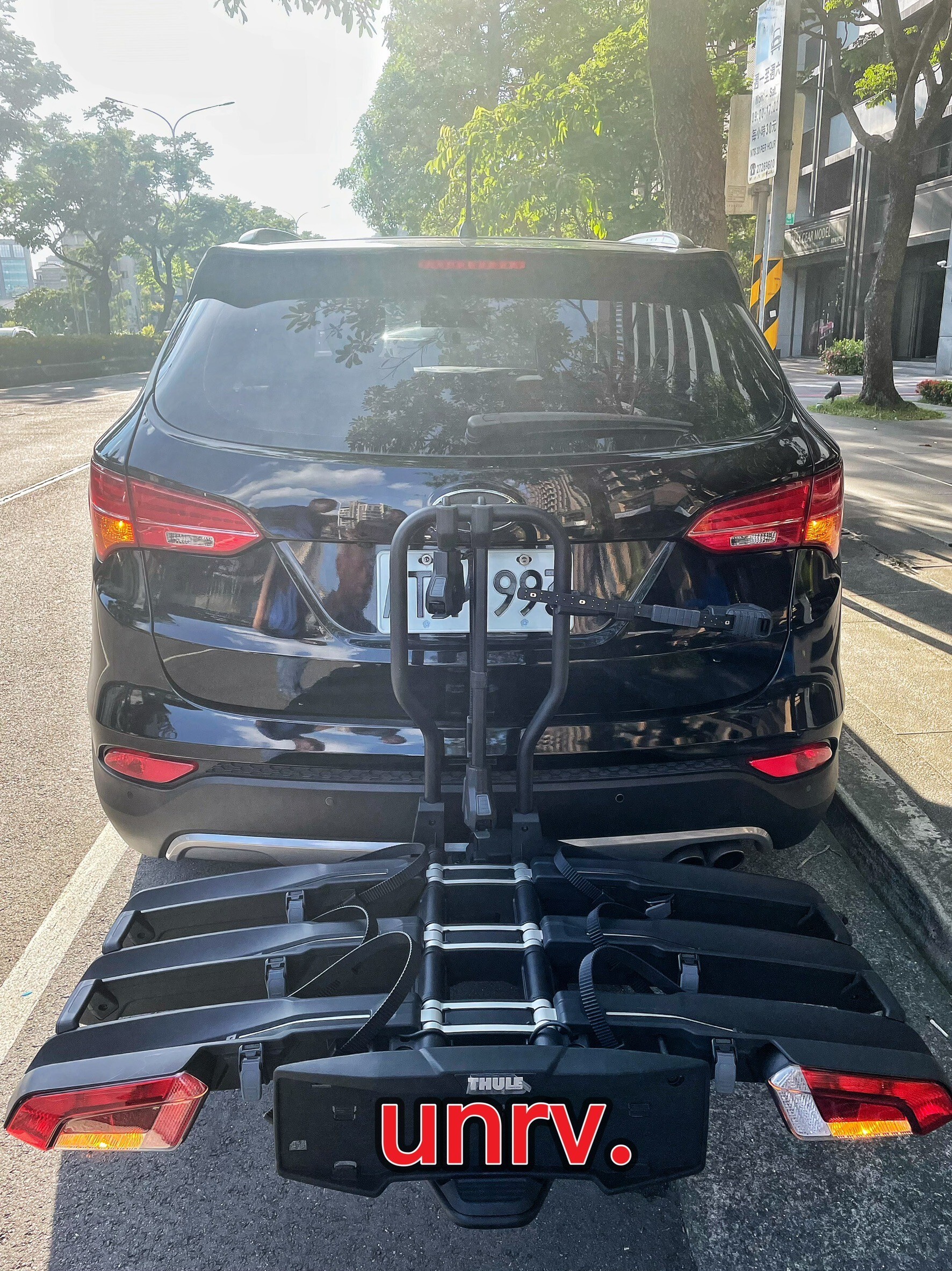 THULE 945 3台份 拖車球式單車架 EasyFold3 (兩台份-944) (電動車 電輔車 公路車 下坡車)