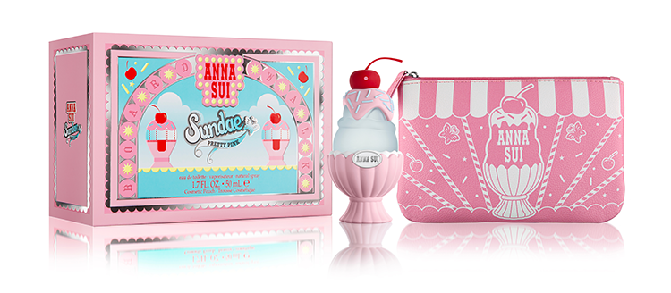 ANNA SUI SUNDAE Pretty Pink EDT 50ml 香水套裝