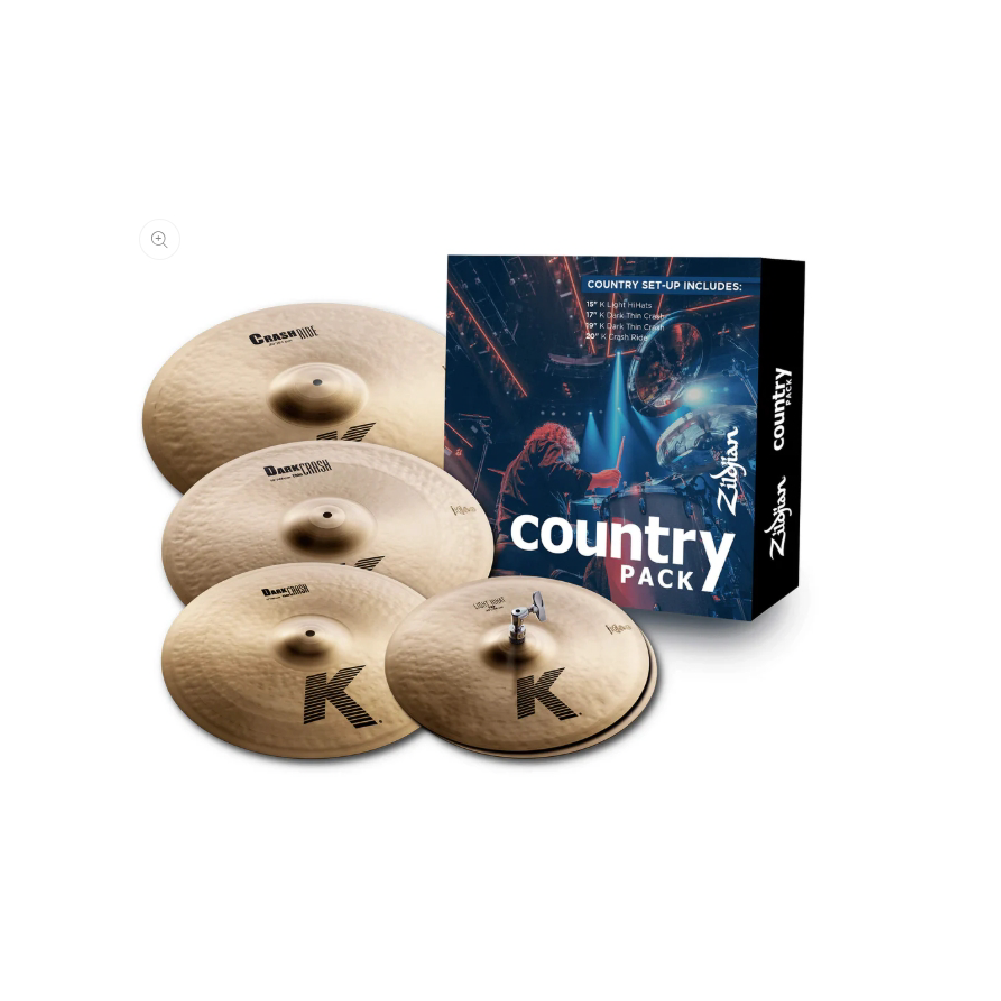Zildjian Zildjian / K Country Cymbal Pack 銅鈸套鈸組 (K0801C) — 三峽鼓 / 打擊｜YA! 玩音樂