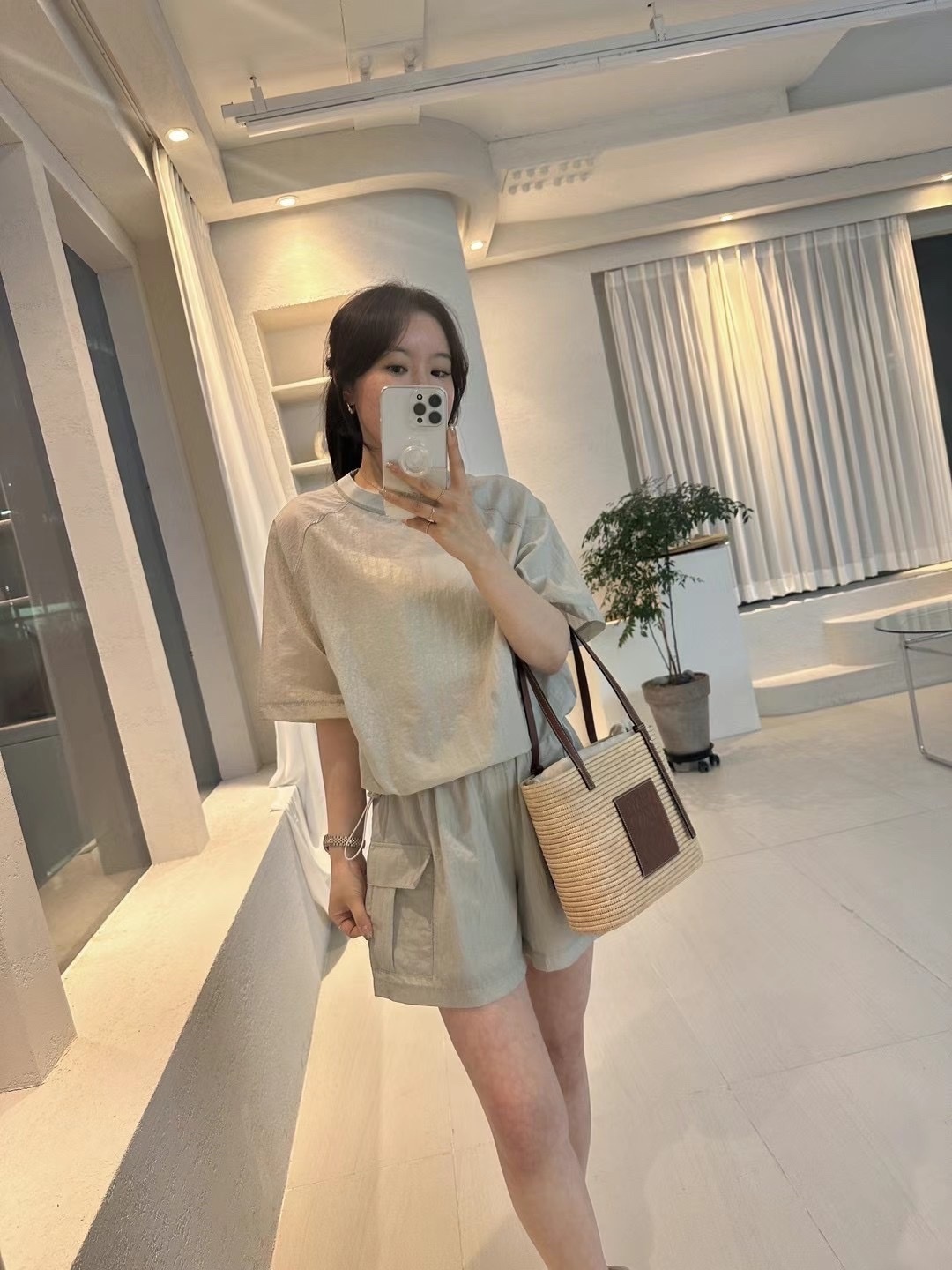 (現貨)面料超舒服的日常套裝｜韓國連線