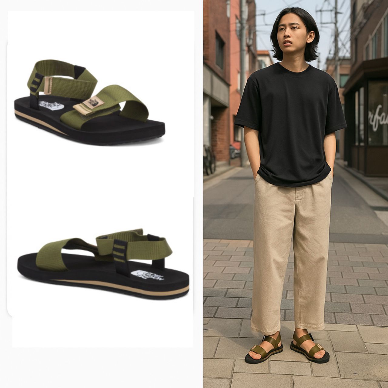 【預購】The North Face LL0705654 男裝涼鞋