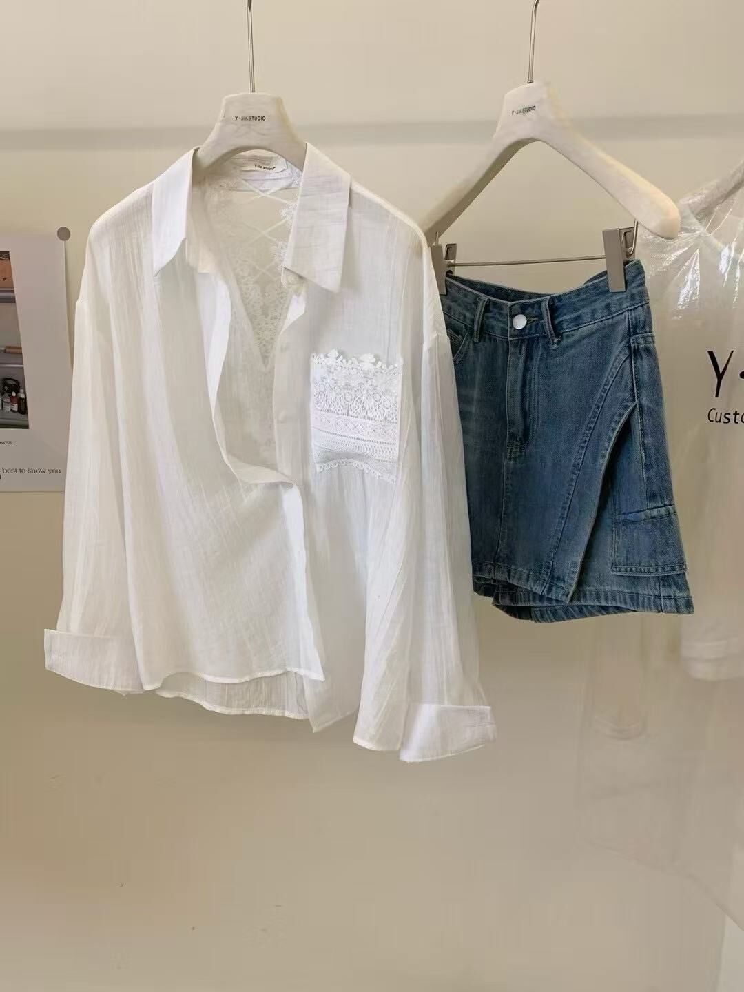 Lace Back Reveal Blouse