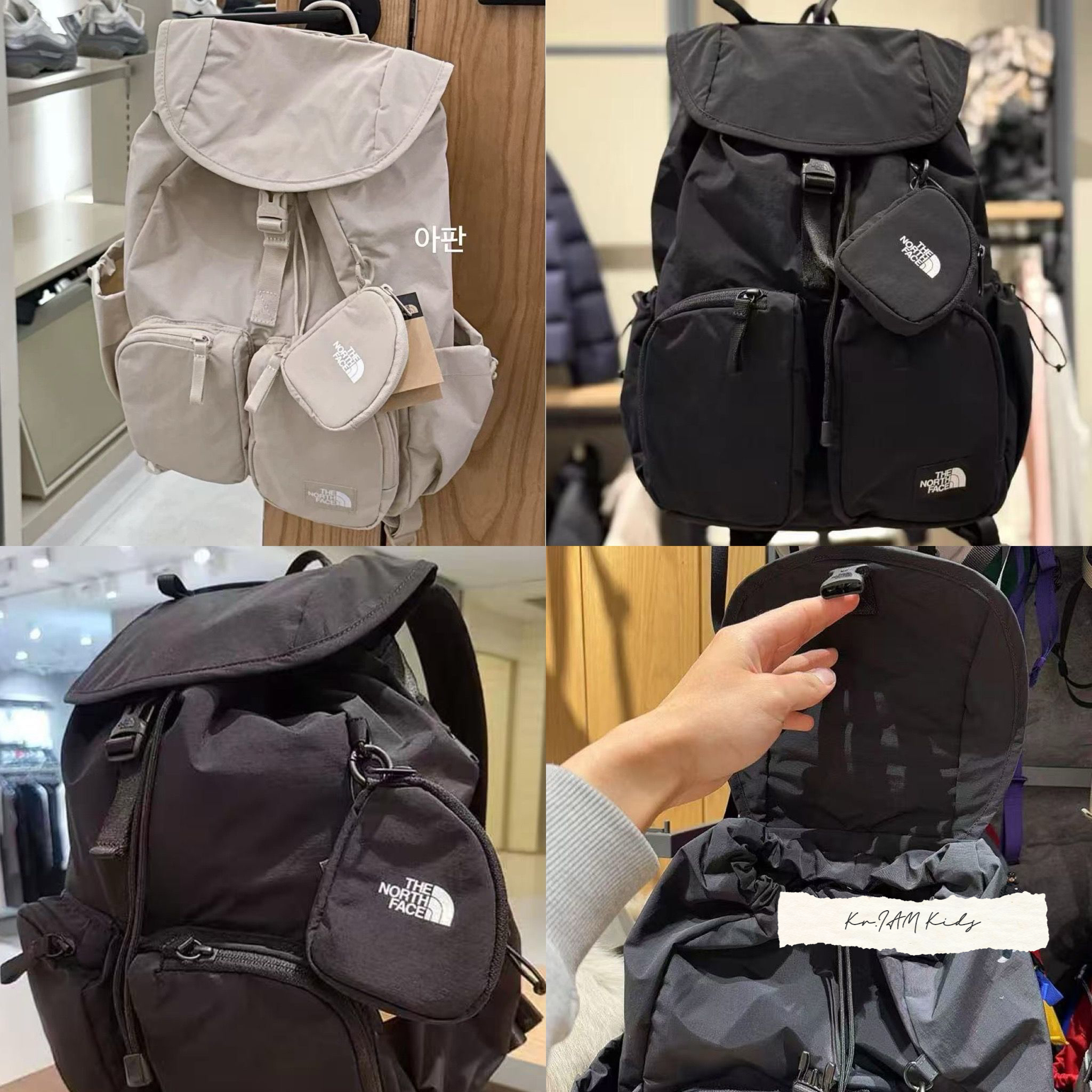 𝐓𝐡𝐞 𝐍𝐨𝐫𝐭𝐡 𝐅𝐚𝐜𝐞 雙口袋背包 (連小袋仔)