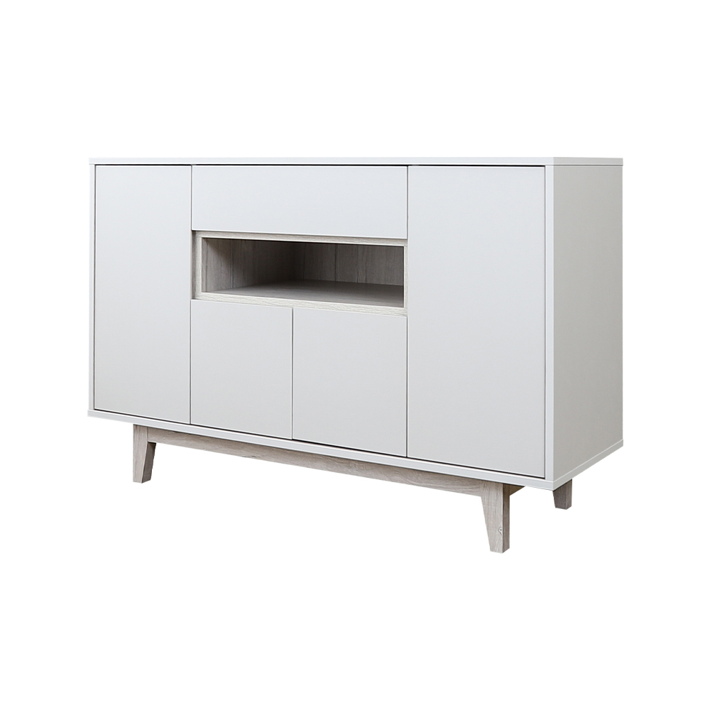 克萊妮4尺收納餐櫃/碗盤置物櫃/置物矮櫃/玄關櫃(下座)