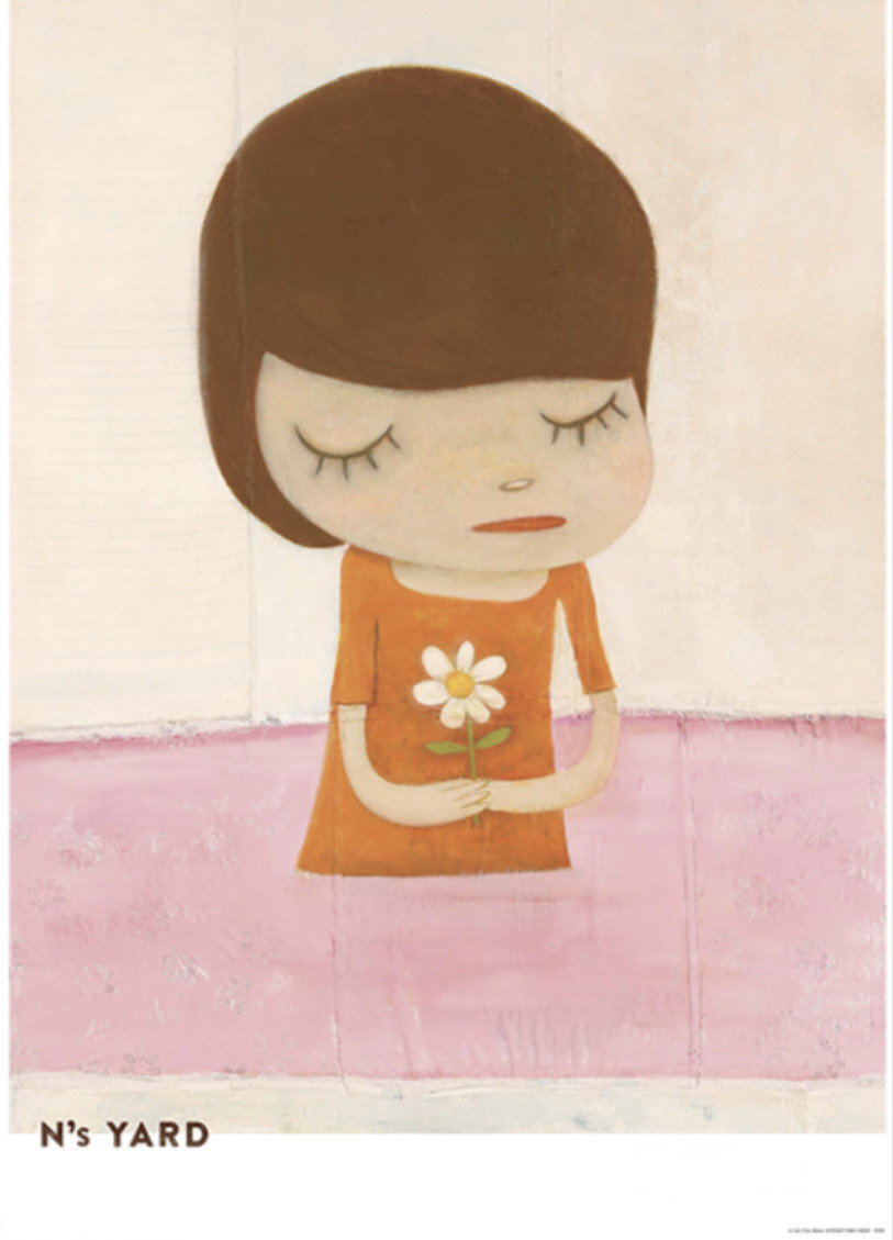 奈良美智 Yoshitomo NARA - In The Pink Water (Poster)