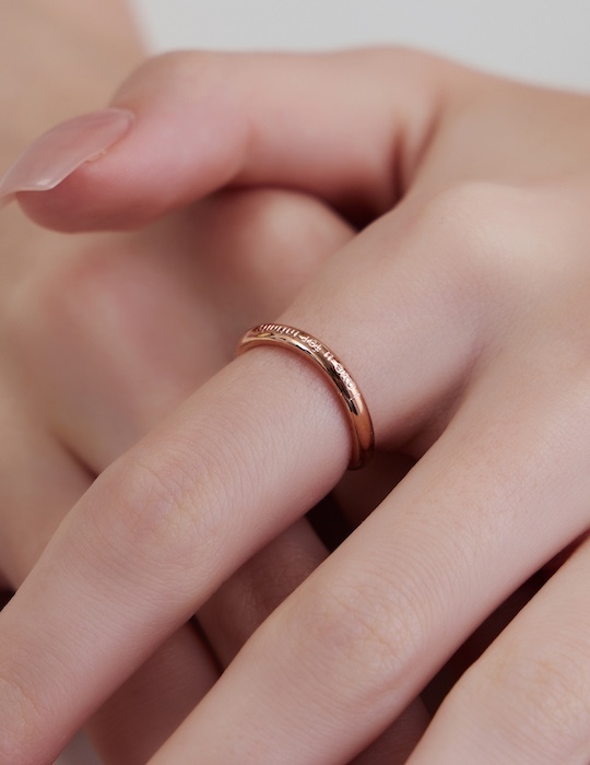 【鈦鋼】永恆愛之語戒指