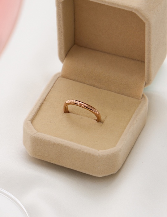 【鈦鋼】永恆愛之語戒指