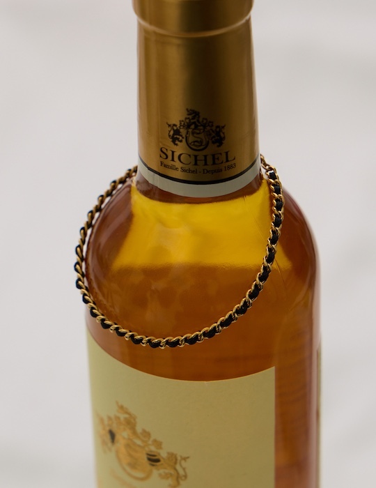 【鈦鋼】小香風編織手鍊(金)