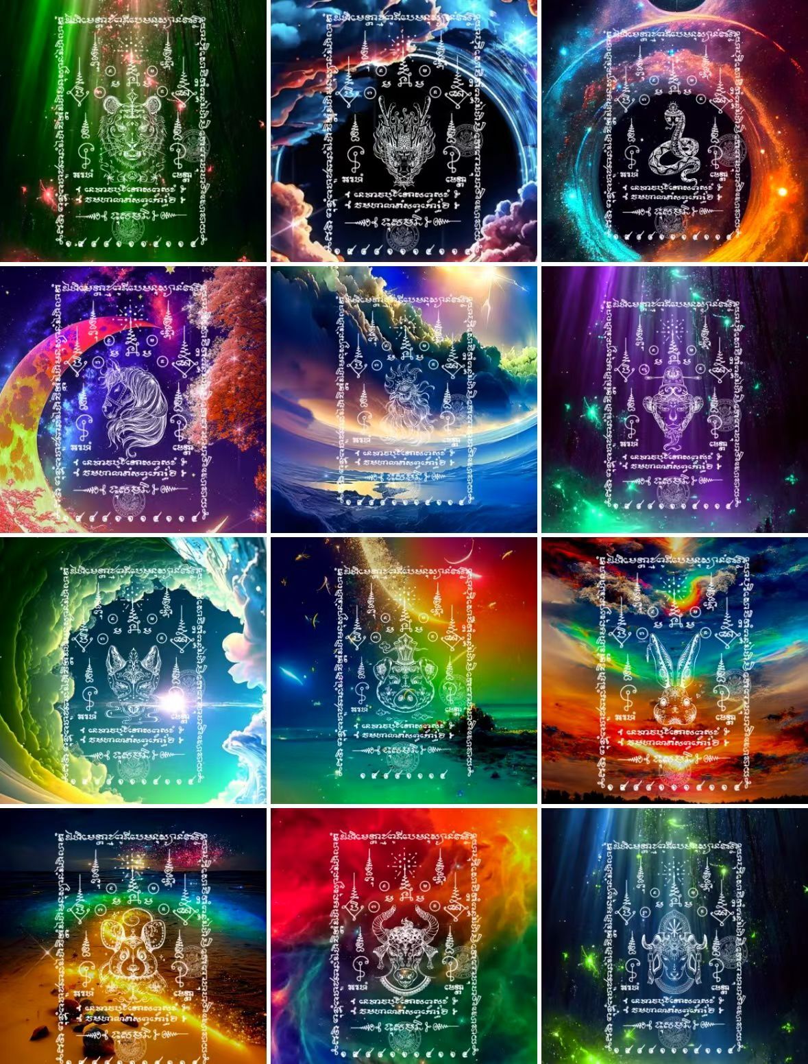 🦋阿贊Taw 🧧手機屏幕🌟專屬12生肖符咒 招財轉運屏保 🌟 一對一製作