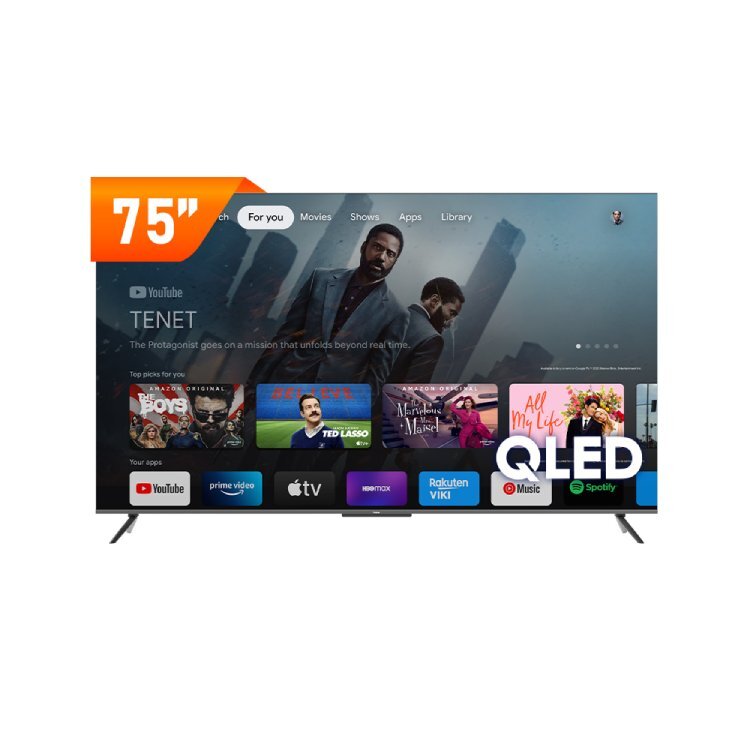 【Haier海爾】75型 QLED DLG-120Hz 4K 聲控液晶顯示器 H75S800UX2（福利品）