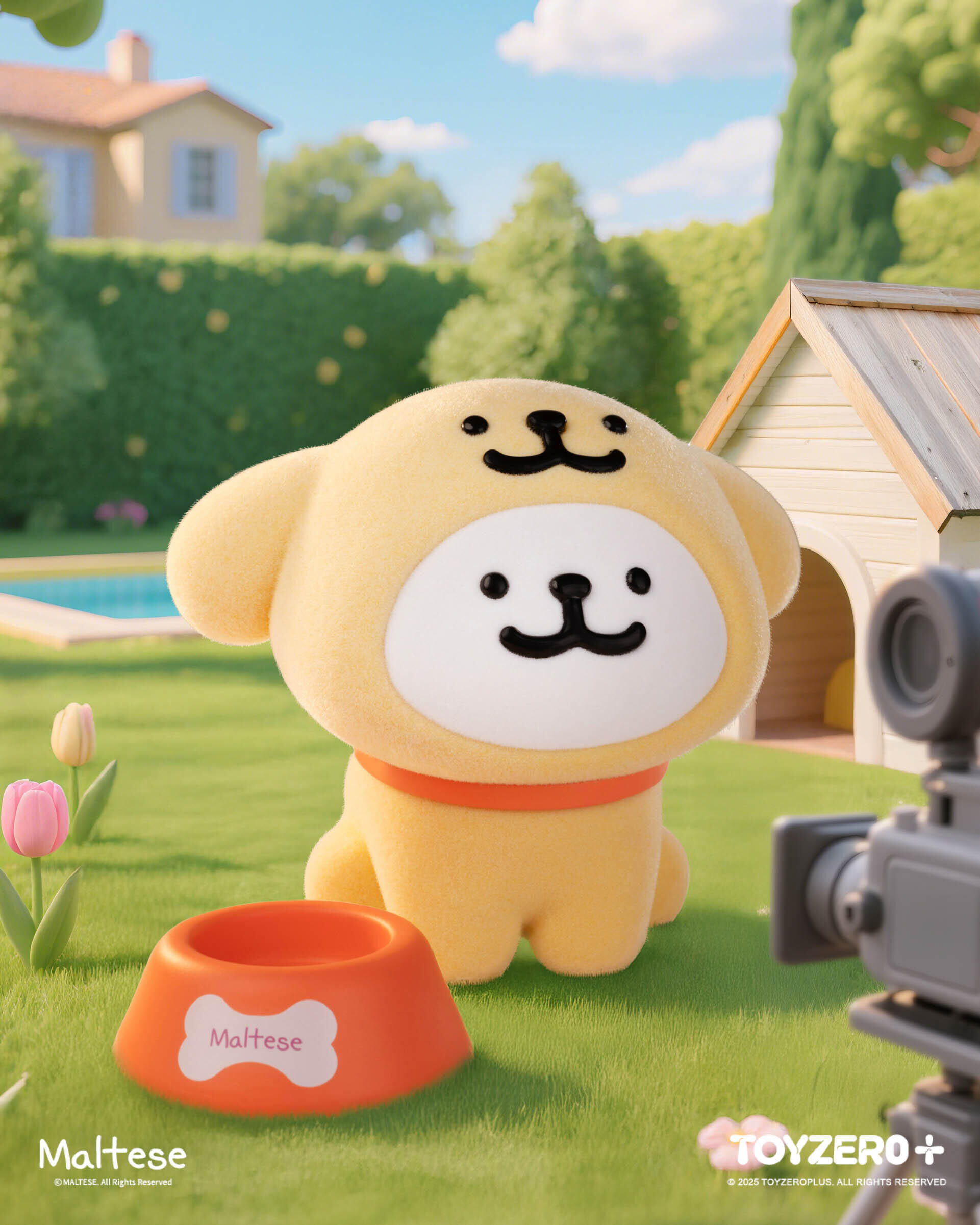 線條小狗 Maltese 馬爾濟斯 正版授權 人生劇場系列 植絨公仔 盲盒 公仔 8+1款/預購