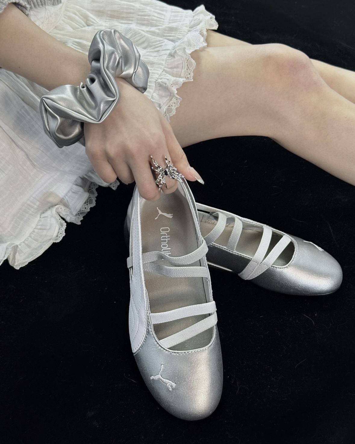 <奇蹟補貨+下殺!!>Puma Speedcat Ballet 賽車鞋 芭雷舞鞋 仙女銀