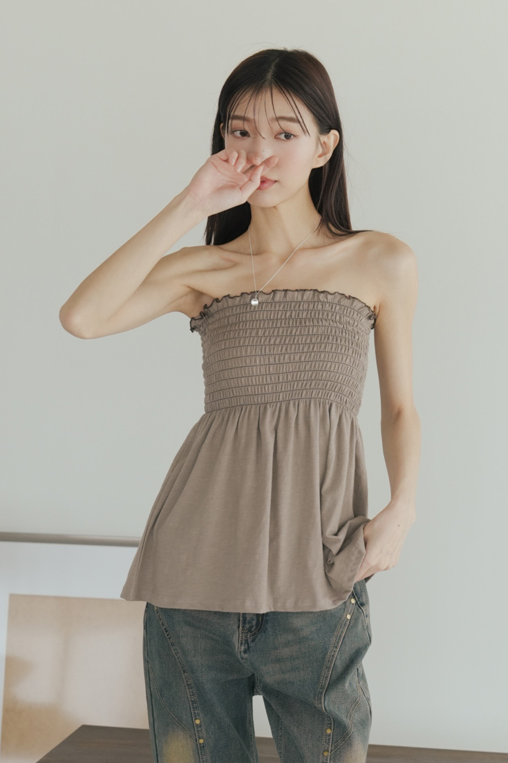 【Hot Sale】Smocked Top #上衣