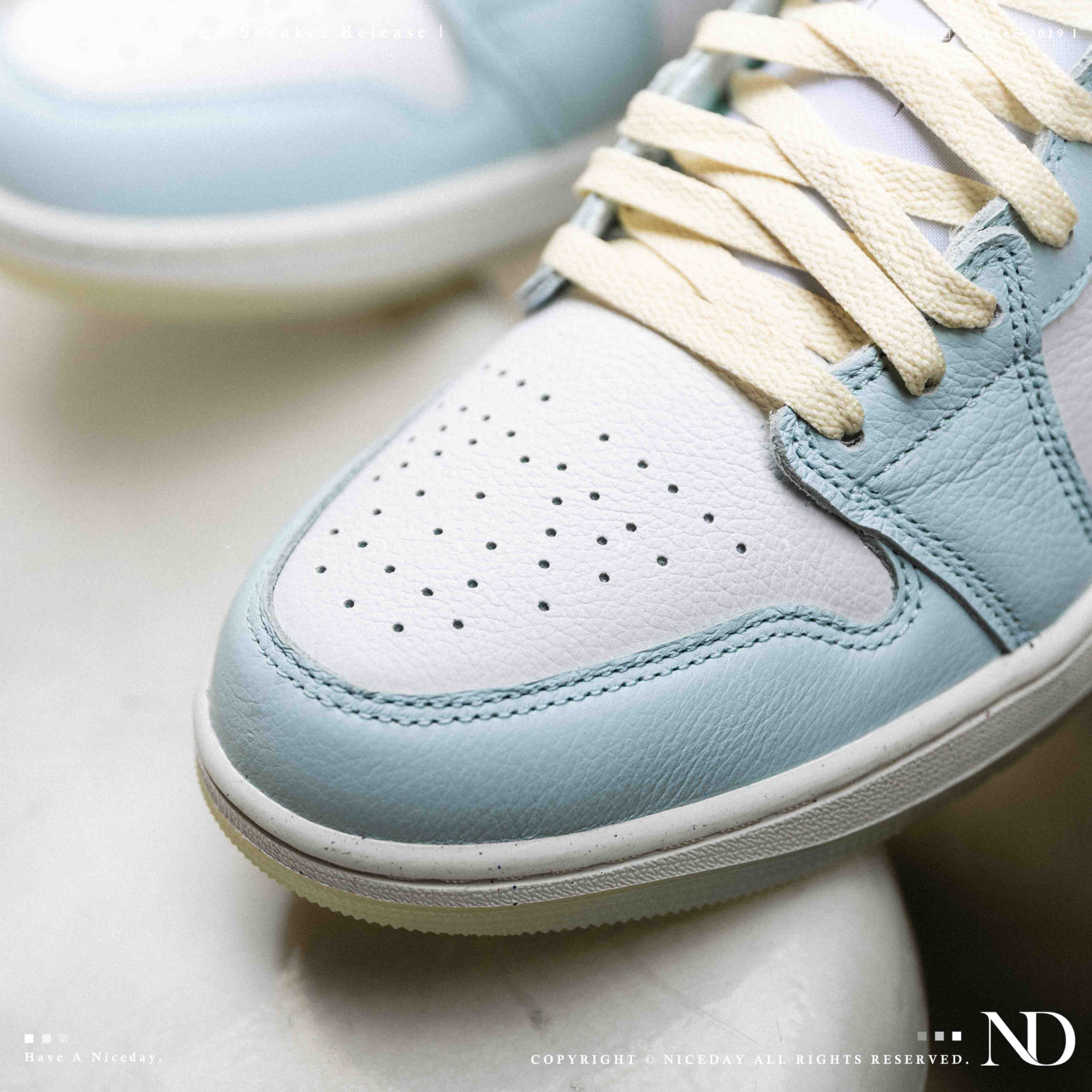 NICEDAY 現貨 Air Jordan 1 Low SE 天空藍 淺藍 水藍 藍 水 雲朵 復古 男鞋 HJ5999-400