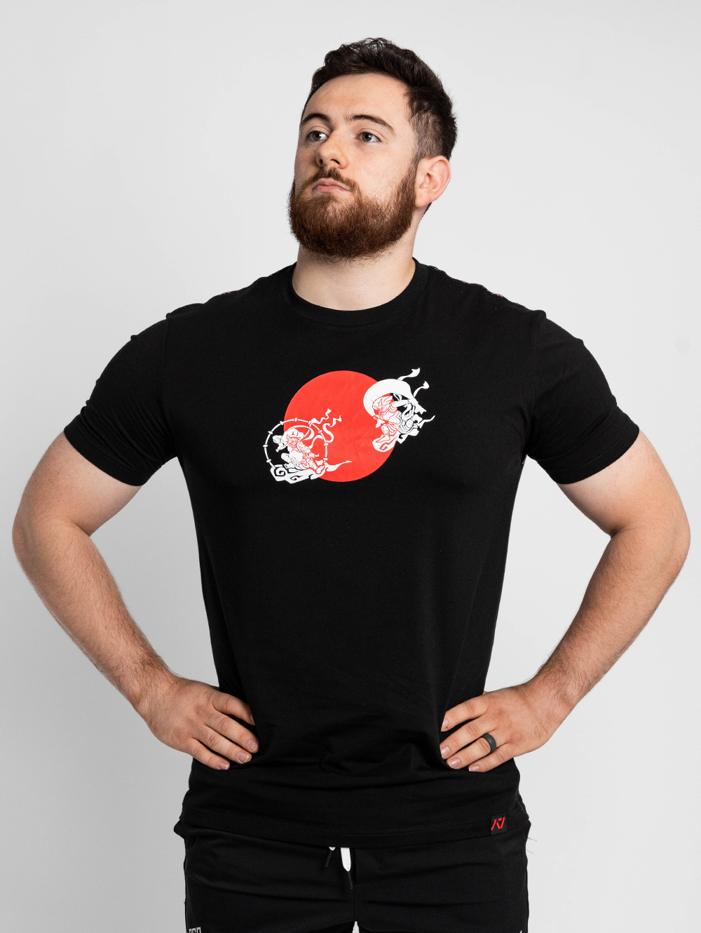 A7 BAR GRIP バーグリップ Tシャツ メンズサイズM 風神雷神 限定 A7