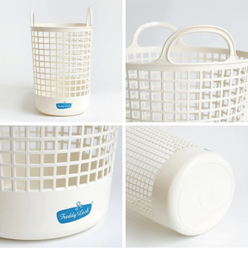 《Freddy Leck》日本製輕量雙提把洗衣置物籃39L