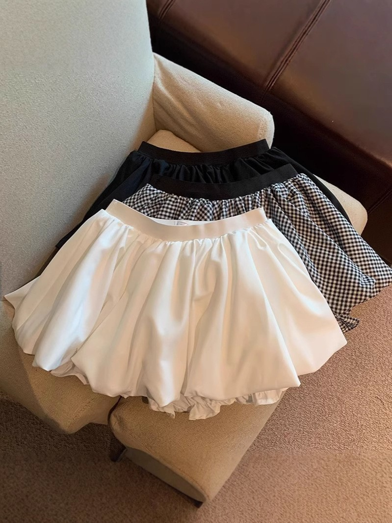 Y2K Puffy Mini Safety Skort