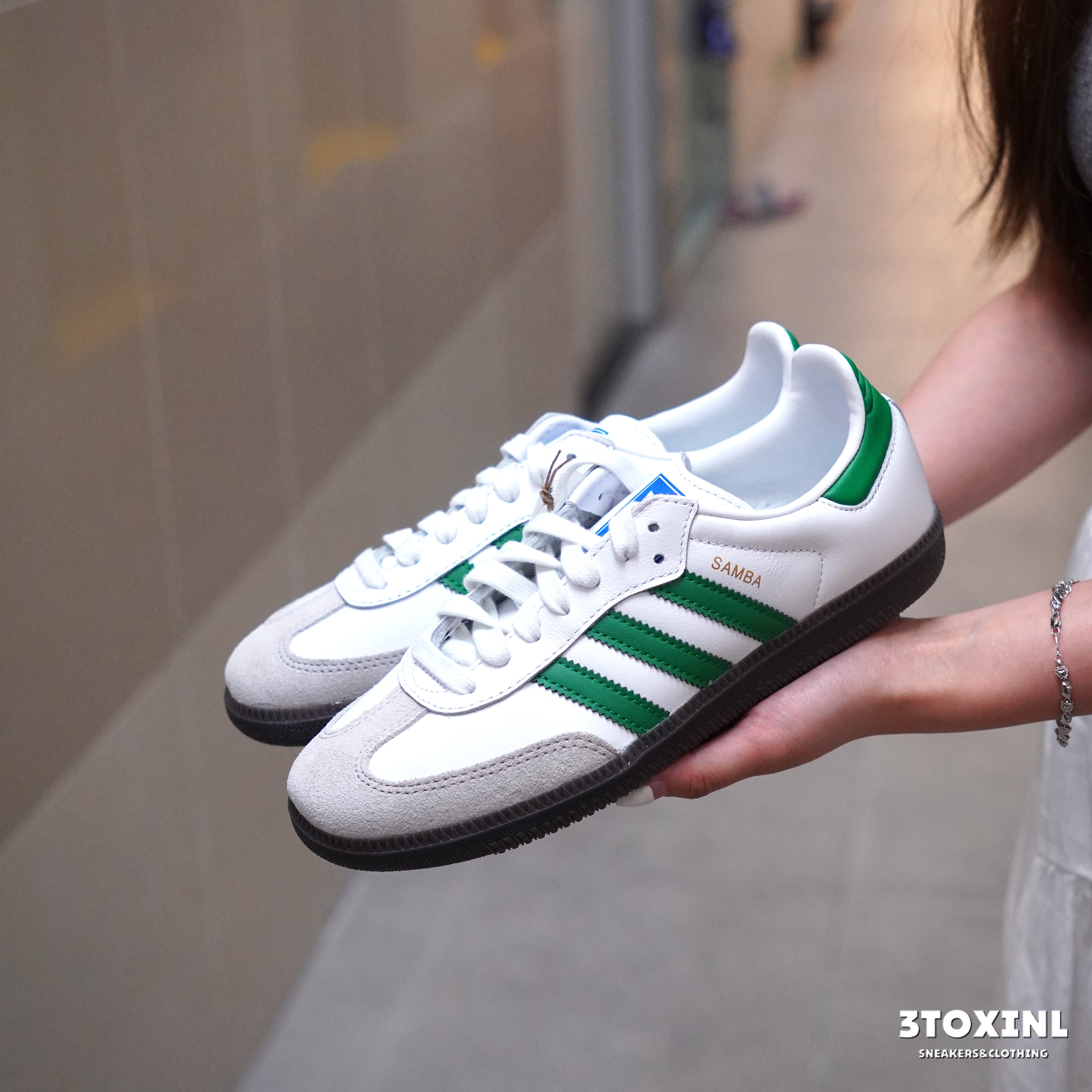 (預訂) Adidas Samba - White Green