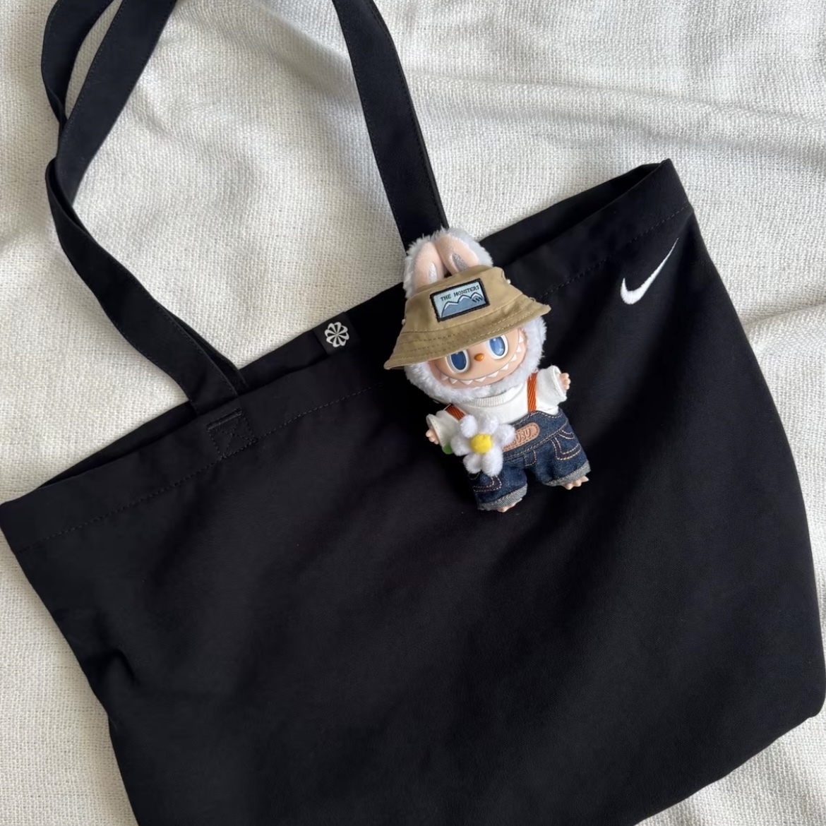 NIKE HERITAGE TOTE 2.0 黑色 小LOGO 托特包 帆布袋 單肩包 FZ1320-010