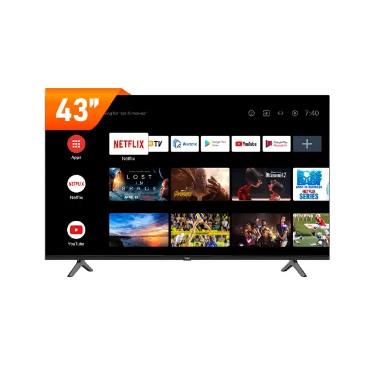 【Haier海爾】43型 FHD Android TV 聲控智慧液晶顯示器 H43K7FGD（福利品）