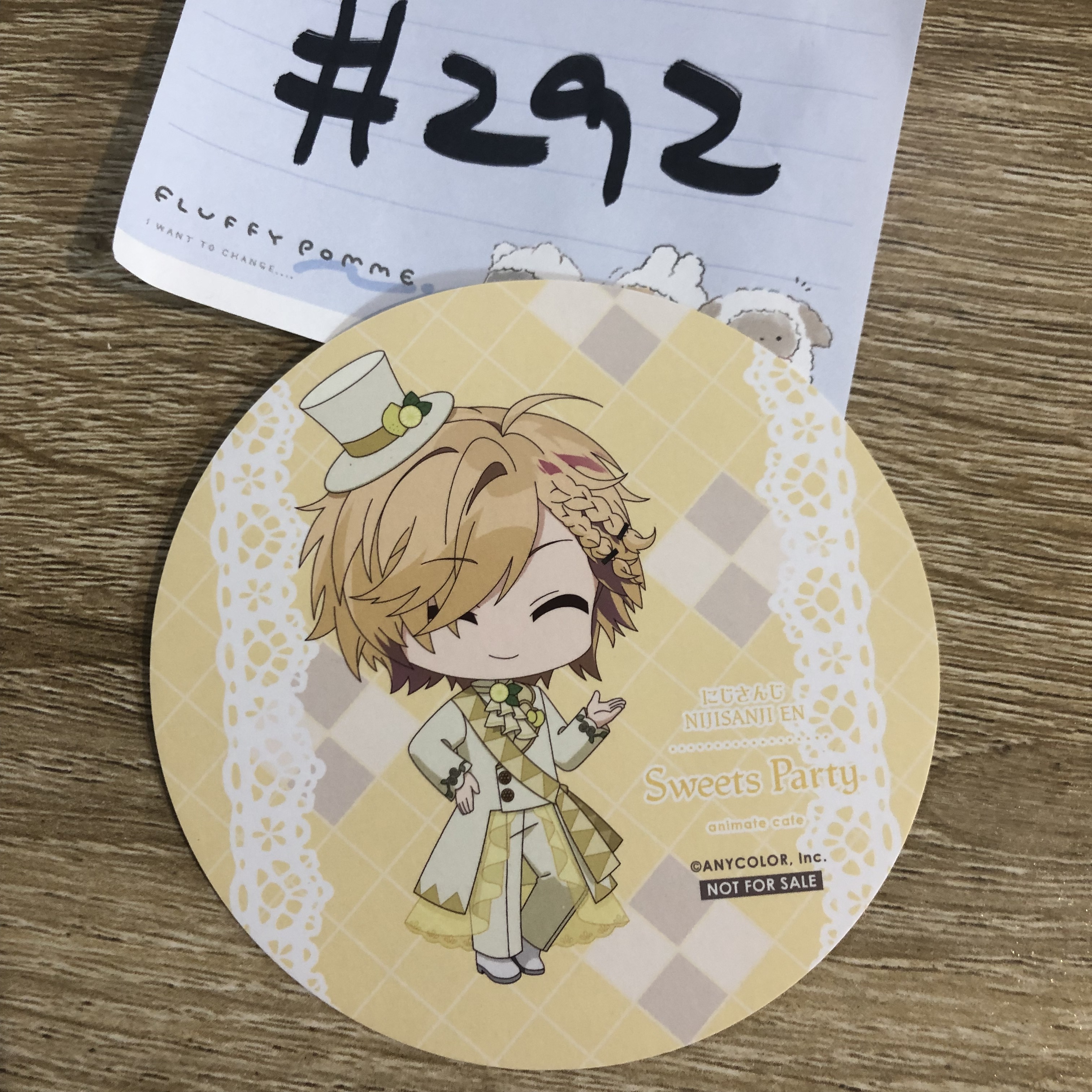 彩虹社 笑一 杯墊#292