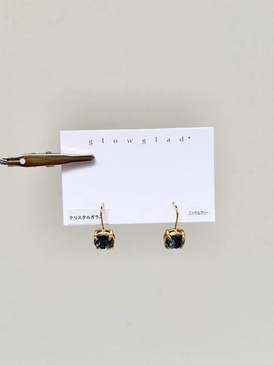 [glowglad] candy hook 耳針 | 丹寧藍 | NO.29