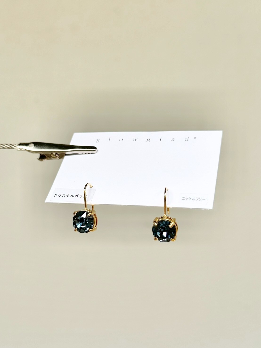 [glowglad] candy hook 耳針 | 丹寧藍 | NO.29