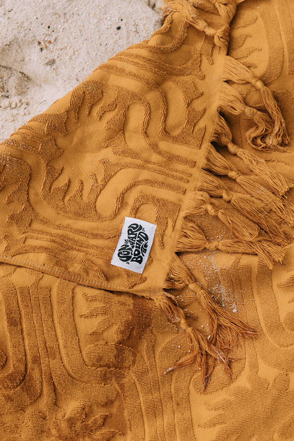 SUNWARD BOUND -  沙灘巾（薑黃）