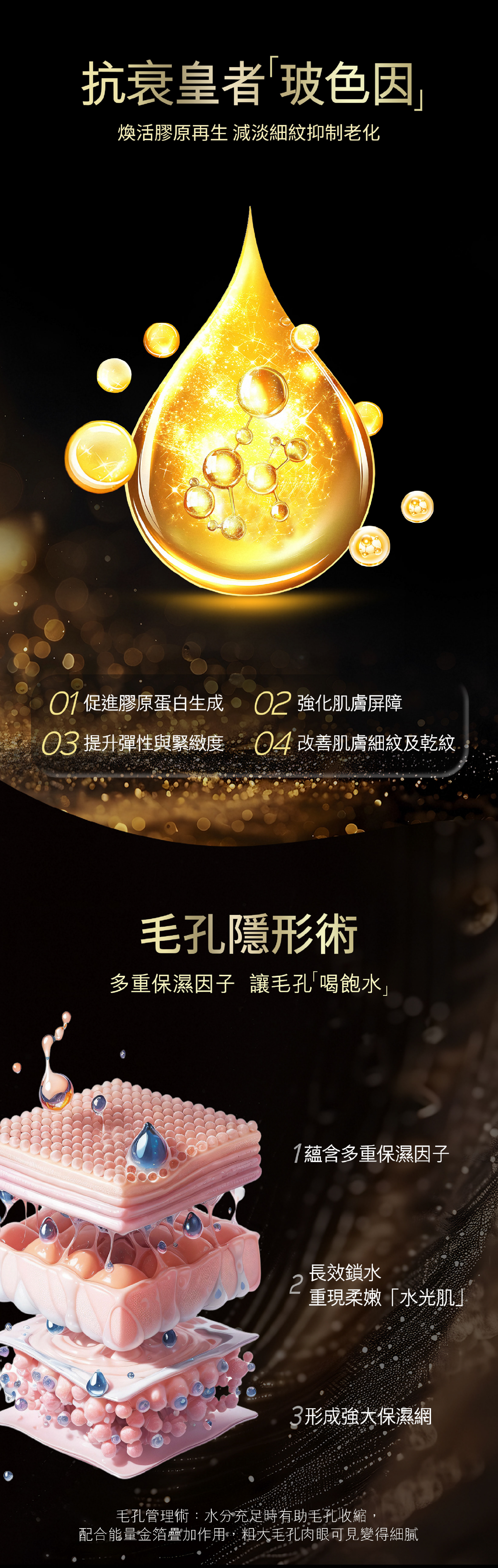 能量金箔抗衰緊緻霜, 金箔, 抗衰老