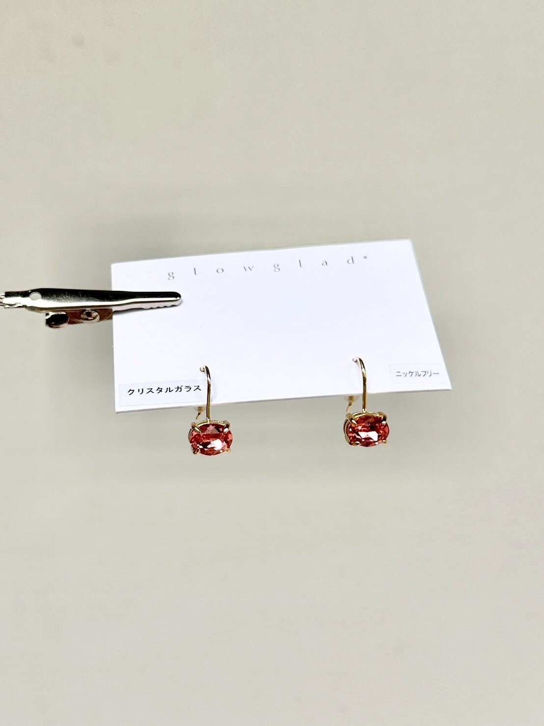 [glowglad] candy hook 耳針 | 蜜桃粉 | NO.32