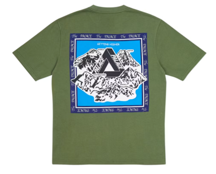 2017AW Palace GETTING HIGHER T-SHIRT 文字 短T 現貨 雪山