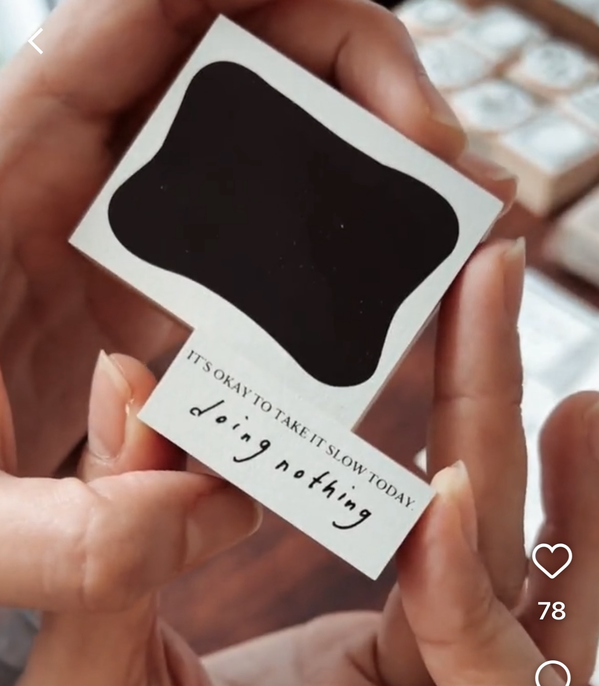 A Kind of cafe什物．藏書票小語印章組合 共四款 2025文具展新品