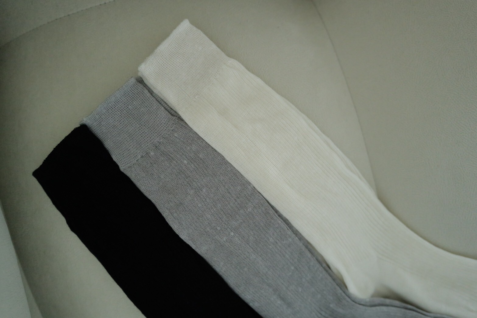 🇰🇷#U79 夏天款皺皺短襪(黑/白/灰)