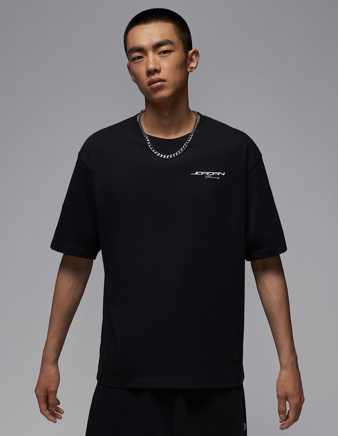 NIKE /  Jordan / Racing Pattern men's  T-shirt / Black    /   JUL25