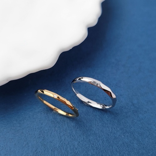 【me.luxe】SV銀對戒-堅定的愛-男女對戒