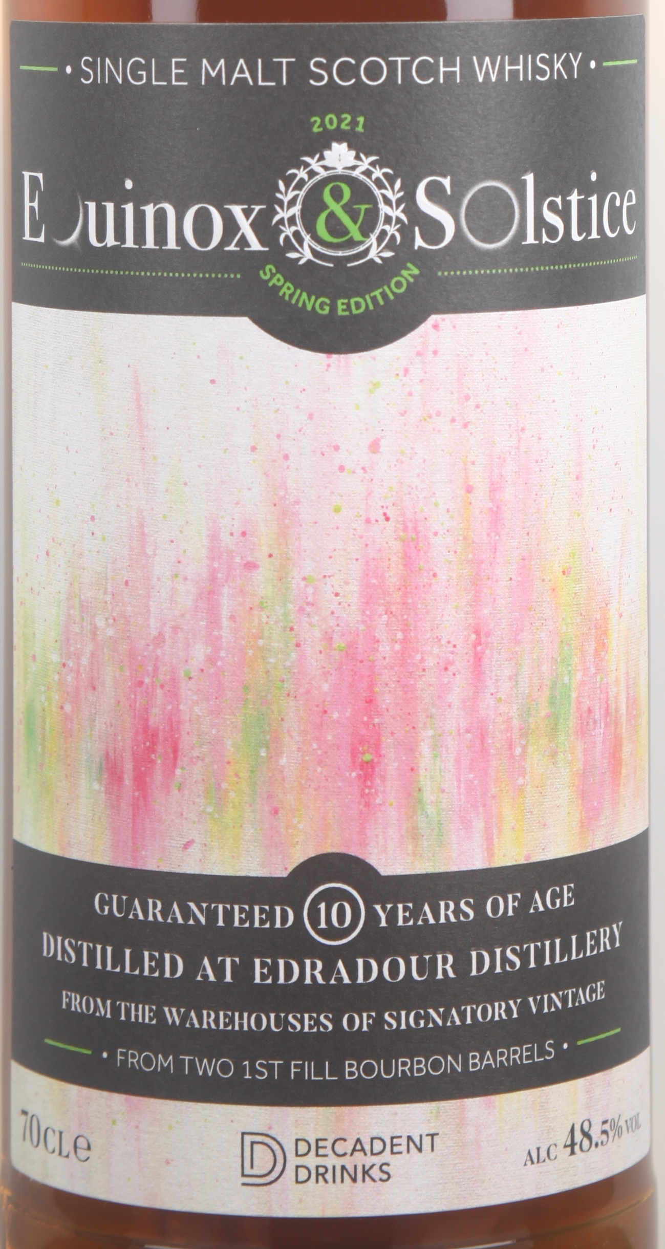 Decadent Drinks Equinox & Solstice Spring Edition Edradour 2003+2010 10YO 48.5% @
