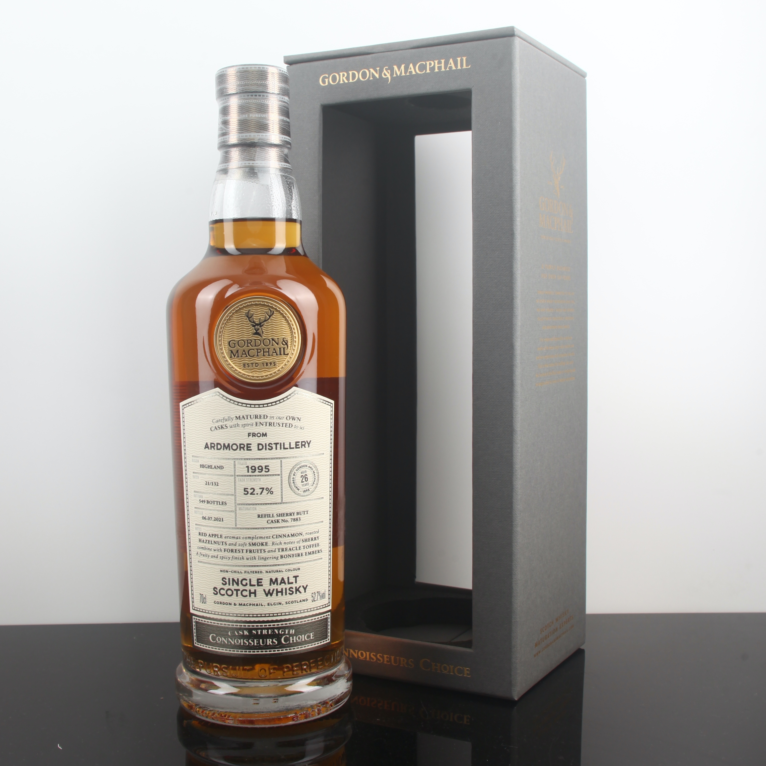 Gordon & Macphail Ardmore 1995 26YO Refill Sherry Butt #7883 52.7%
