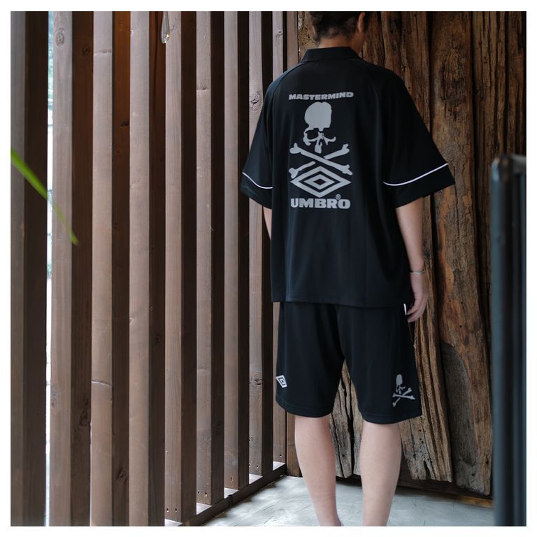 新品 UMBRO MASTERMIND WORLD LS GAME SHIRT UMBRO × MASTERMIND WORLD LS GAME SHIRT – MASTERMIND TOKYO