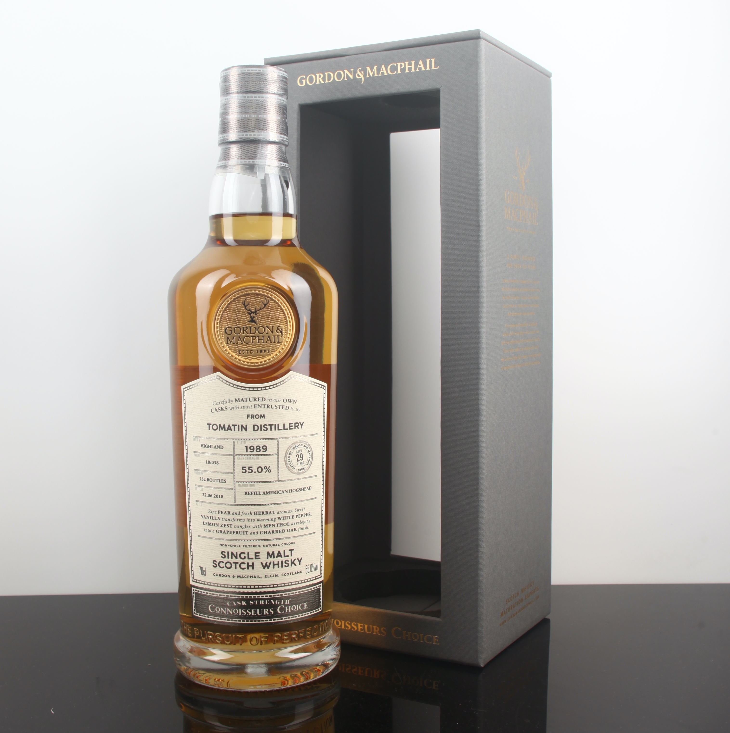 Gordon & Macphail Tomatin 1989 29YO #18/038 55% @