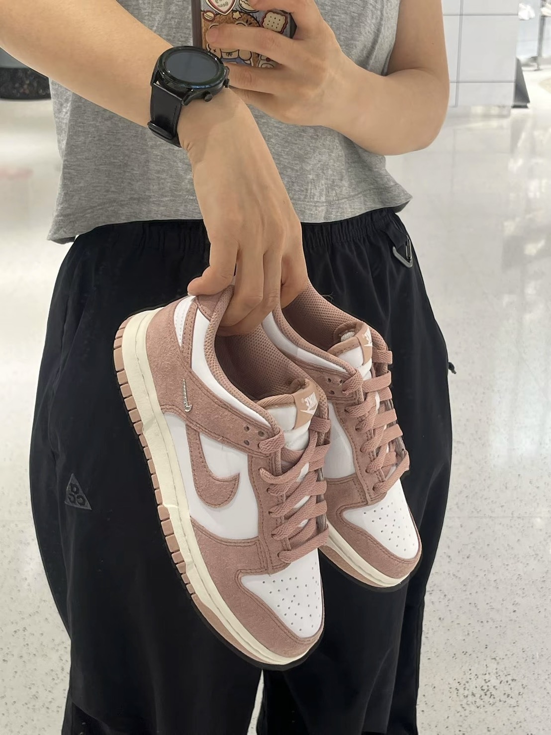 W NIKE DUNK LOW “Rose Whisper” 麂皮 小勾 玫瑰粉 IB4417-102 銀勾勾