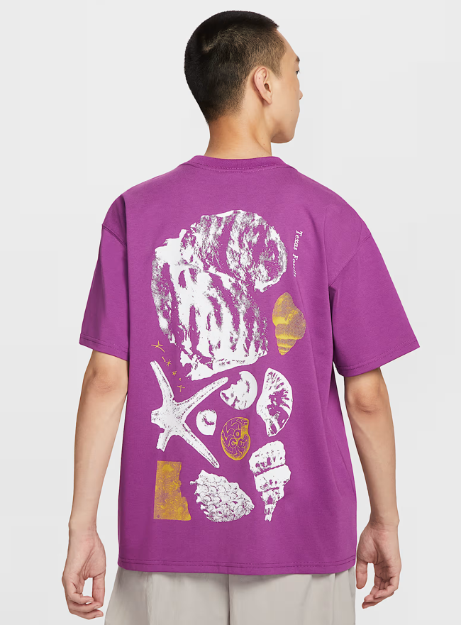 Nike ACG / Men's quick-drying T-shirts / Fossil pattern /  purple /    JUL25