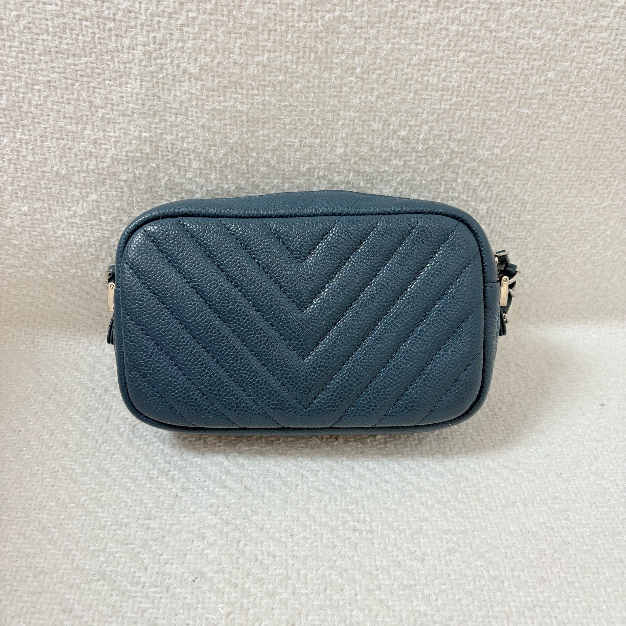 Chanel Camera Bag - Blue / Shw