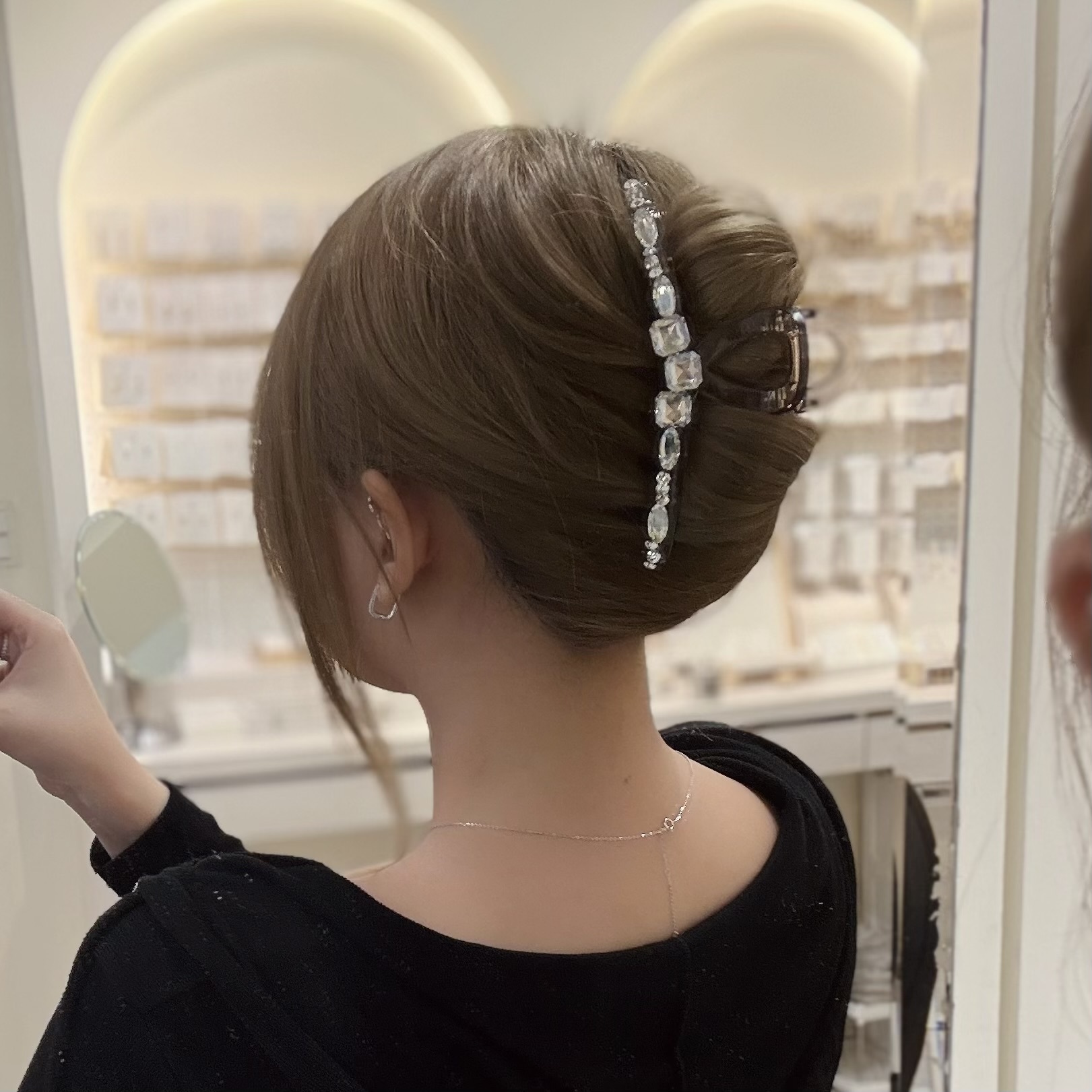 Z504亮鑽鯊魚夾【接髮/髮量多🉑】