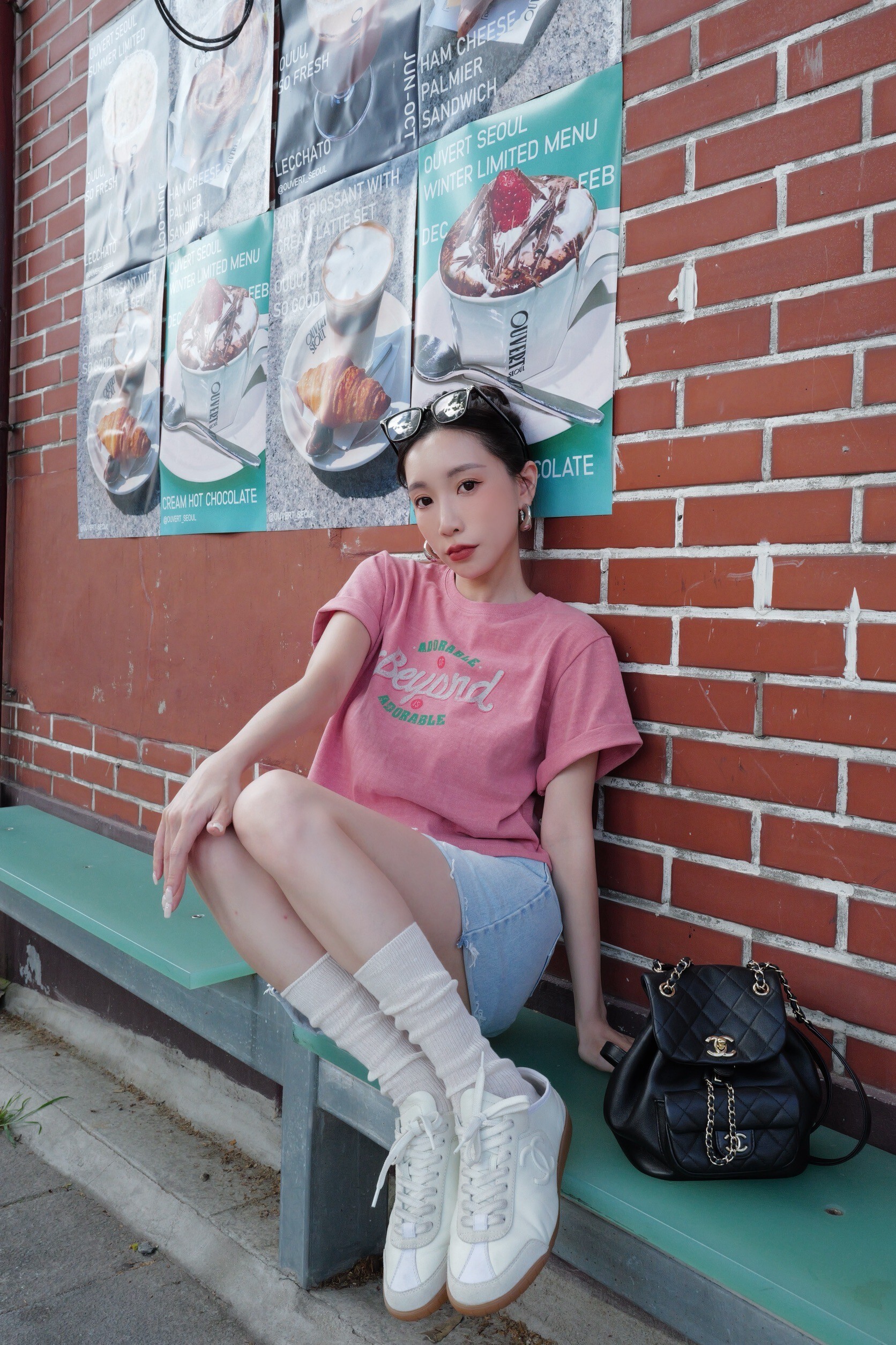 🇰🇷#U79 夏天款皺皺短襪(黑/白/灰)