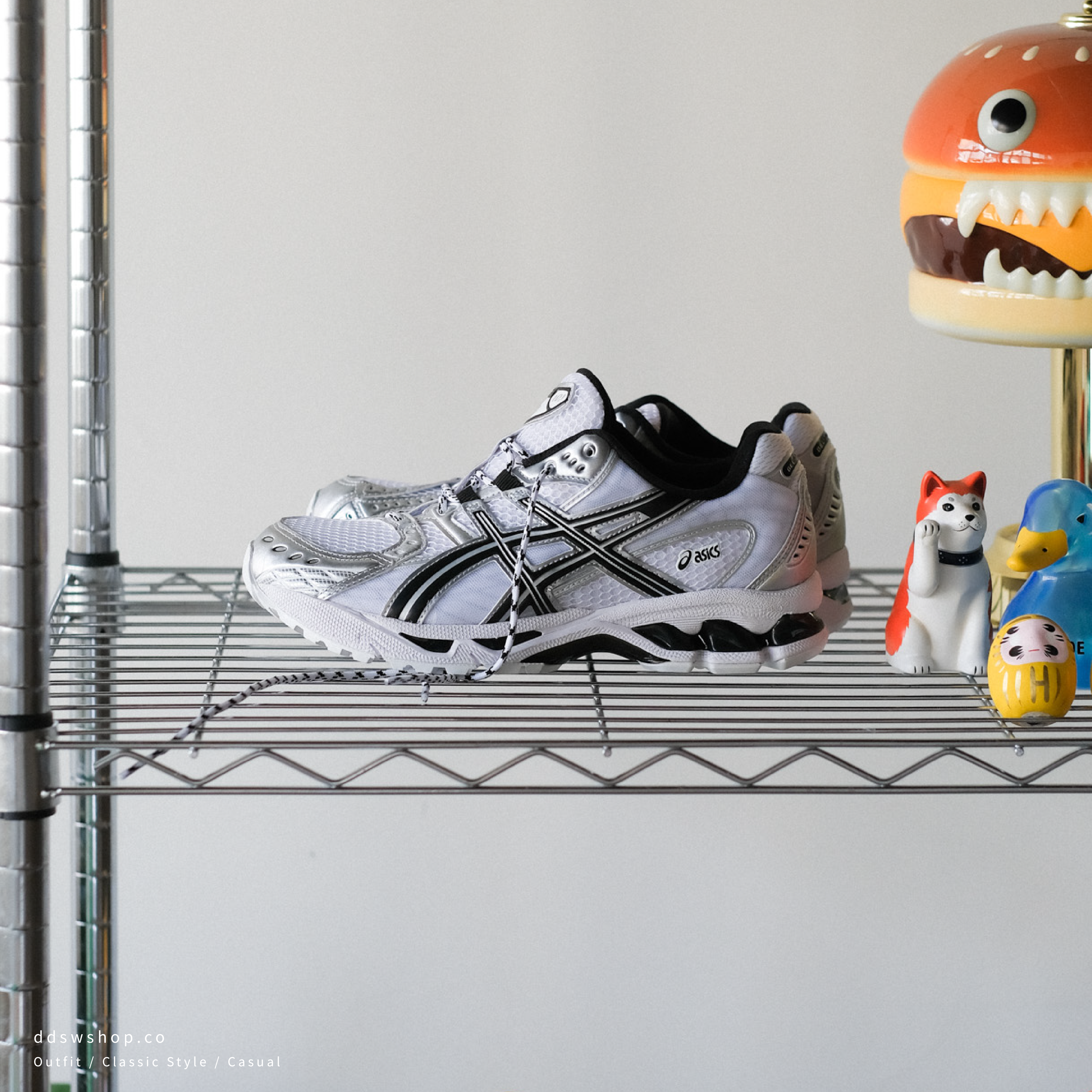 "代購" Asics Gel-Nimbus 10.1 "White Grey" 運動鞋 白灰 男/女款 1203A780-101