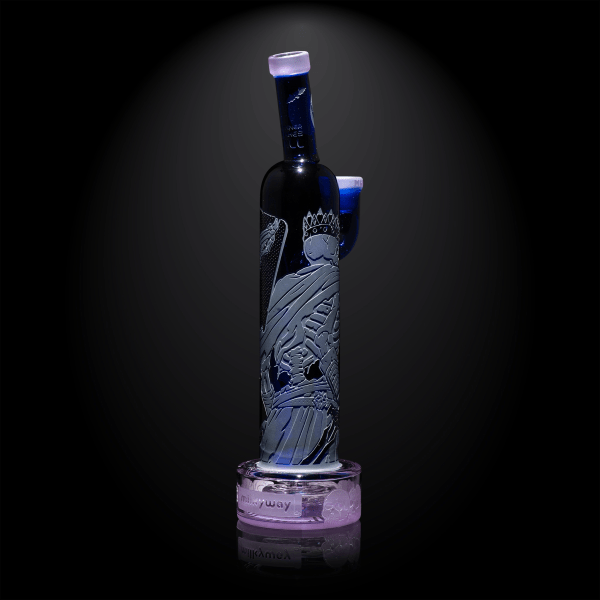 🇺🇸 Milkyway - Retribution Dab Rig Purple 玻璃水煙壺（28cm）