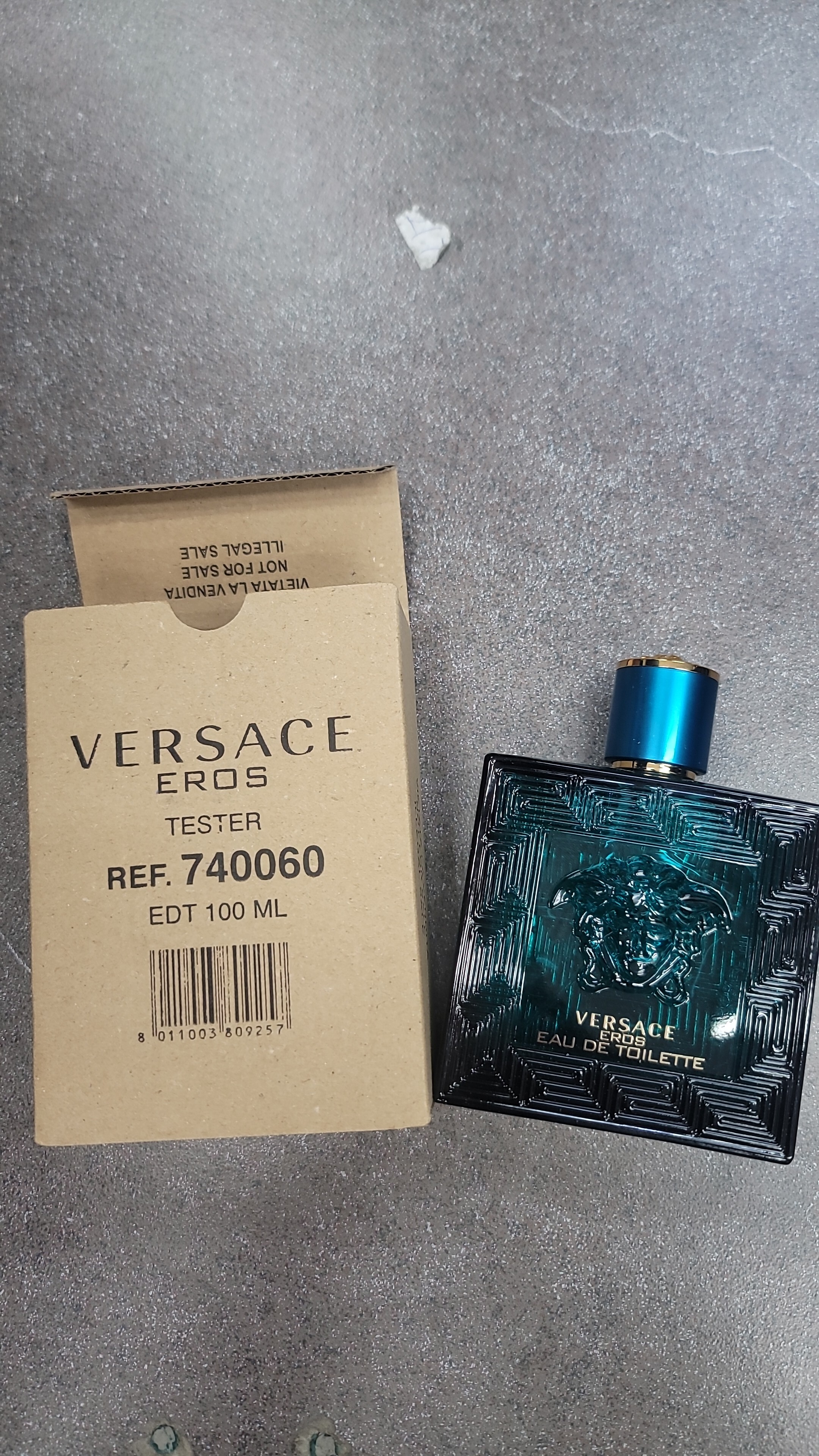 Cd10019   VERSACE EROS TESTER  EDT 100 ML